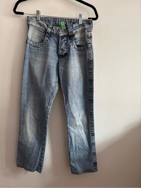 Bikkembergs blue denim jeans